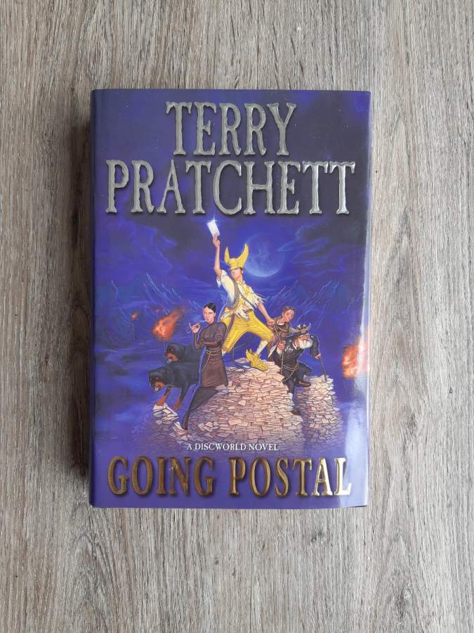 download going postal book